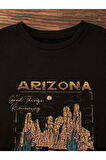 Unisex Arizona Bisiklet Yaka Sweatshirt