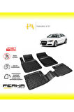Audi A6 2011-2018 Uyarlanabilir Havuzlu Paspas