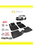 Hyundai Tucson 3 2015-2021 Uyarlanabilir Havuzlu Paspas