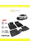 Audi A3 2012-2020 Uyarlanabilir Havuzlu Paspas