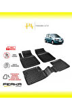 Renault Modus 2004-2008 Uyarlanabilir Havuzlu Paspas