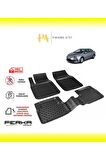 Toyota Corolla 11 2013-2018 Uyarlanabilir Havuzlu Paspas
