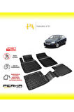 Volkswagen Jetta 5 2005-2010 Uyarlanabilir Havuzlu Paspas
