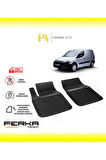 Citroen Berlingo 2 2008-2019 Ön 2 Parça Uyarlanabilir Havuzlu Paspas
