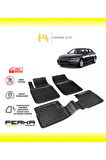Audi A4 2016-2019 Uyarlanabilir Havuzlu Paspas