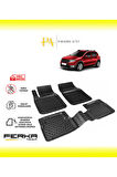 Dacia Sandero 2013-2020 Uyarlanabilir Havuzlu Paspas