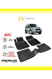 Ford Tourneo Connect 1 2002-2014 Uyarlanabilir Havuzlu Paspas