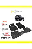 Ford Tourneo Connect 2 3 2021 ve Üstü Uyarlanabilir Havuzlu Paspas