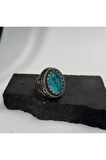 Firuze Aqua Paraiba Modeli Gümüş Yüzük 925 gram