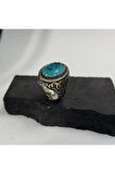 Firuze Aqua Paraiba Modeli Gümüş Yüzük 925 gram