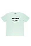 Lenithra Travis Scott Utopia Sırt Baskılı Unisex Oversize T-shirt Beyaz / L