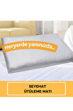 Beylini Ütüleme Matı Masası Kılıfı Örtüsü Bezi, Keçeli,süngerli 68X49 cm Gri