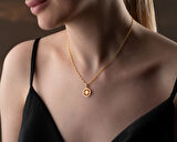 925 ayar özel pırlanta turuncu kutup yıldızı