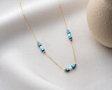 925 ayar papatya silver dorica ay taşı kolye<ay taşı,özel kolye<rose,gold,rodaj>