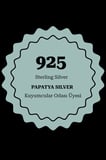 925 Ayar Gümüş Papatya Silver 14 Ayar Altın Kaplama Zarif Dorika Toplu Nazar Göz Kolye