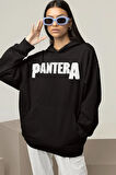 Pantera Yazılı Unisex Oversize Müzik Grubu Hoodie