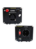 İnverter  12 Volt - 300 Watt Modifıed Sinus Wave Gerçek Değer (12V - 220V Çevirici)