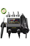 HAVA ÜFLEME + KALEM HAVYA LCD DİGİTAL EKRAN LEHİMLEME İSTASYONU