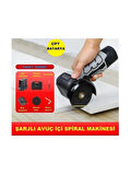 Şarjlı Avuç içi Spiral Makinesi (Çift Batarya)