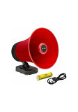 MIKNATISLI ARAÇ ÜSTÜ (BLUETOOTH - USB -SD KARTLI - ŞARJLI) 18650 PİLLİ 50 WATT HARİCİ HORN HOPARLÖR