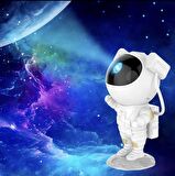 Astronot Yıldızlı kumandalı Çocuk Odası Pilli Gece Lambası