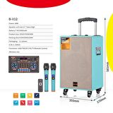 NDR-BV12 BÜYÜK BOY BLUETOOTH HOPARLÖR KABLOSUZ TEKERLEKLİ TAŞINABİLİR KABLOSUZ SPEAKER TOPLANTI ANFİ