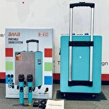 NDR-BV12 BÜYÜK BOY BLUETOOTH HOPARLÖR KABLOSUZ TEKERLEKLİ TAŞINABİLİR KABLOSUZ SPEAKER TOPLANTI ANFİ