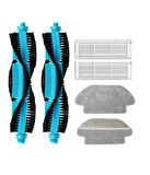 Viomi V3 Uyumlu Yedek Fırça Hepa Filtre Mop Seti-6 Parça