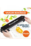 QASUL Ev Tipi Sebze Meyve Yiyecek Vakumlama Ve Yapıştırma Makinesi