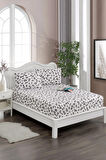 160x200 Leopar Desenli 2 Adet Yastık Kılıflı Lastikli Çarşaf