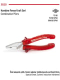 Kombine Pense Kraft 180mm