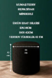 VENICE Modern Peluş Silindir Puf – Yumuşak Dekoratif Bench