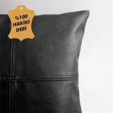 Veno %100 Hakiki Deri Kırlent Dolgulu 45x45 (1 adet)