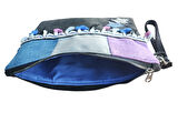 El Yapımı İşlemeli Kadın Portföy Clutch El Çantası 