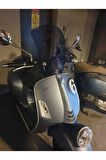 Vespa Gtv 300 Siperlik Ön Cam 2014 2016 Model 55cm Açıkfüme Renkli 4mm APARAT GÖNDERİLMEYECEK