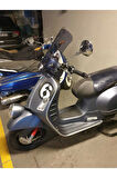 Vespa Gtv 300 Siperlik Ön Cam 2014 2016 Model 55cm Açıkfüme Renkli 4mm APARAT GÖNDERİLMEYECEK