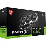 MSI VENTUS 3X RTX 4070 192 Bit GDDR6X 12 GB Ekran Kartı