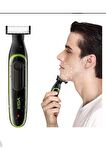 V-017 Elektrikli Tıraş Makinesi Usb Şarj Jilet Küçük T Bıçak