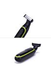 V-017 Elektrikli Tıraş Makinesi Usb Şarj Jilet Küçük T Bıçak
