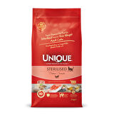 Unique Kısırlaştırılmış Kedi Maması Somonlu 2 Kg - Vet's Health Multi-Vitamin ve Antihairballa Paste Hediyeli