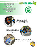 22 Kw Trifaze Taşınabilir Elektrikli Araç Şarj Cihazı Kombinasyon Kutusu 5*32 trifaze ve 1*16 yan prizli