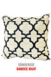 Kırlent Yastık Kılıfı Vip Yastık Kılıfı 2 Adet-43x43 Cm(alaçatı)