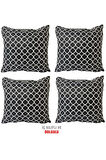 Kırlent Yastık Dolgulu Fermuarlı Vip Yastık 4 Adet-43x43 Cm(karaçatı)