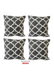 Kırlent Yastık Dolgulu Fermuarlı Vip Yastık 4 Adet-43x43 Cm(büyük Karaçatı)