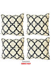 Kırlent Yastık Kılıfı Vip Yastık Kılıfı 4 Adet-43x43 Cm(alaçatı)