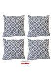 Kırlent Yastık Kılıfı Vip Yastık Kılıfı 4 Adet-43x43 Cm(griçatı)