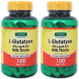 Vitapol L-Glutathione 500 Mg 2x100 Kapsül Milk Thistle Alpha Lipoic Acid L-Glutatyon 