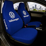 Volkswagen Mavi Renk Ön ve Arka Koltuk Kılıfı Penye Servis Seti – Araba Koltuk Koruyucu
