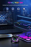  G200 Cepini Mıknatıslı Bluetooth Speaker iPhone android Telefon standı 5W Mini RGB