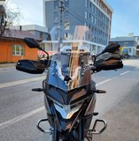 MOTOCAM Voge DSX 650 Ön Cam 2022-2026 Model 55cm Şeffaf Renkli 4mm KISA